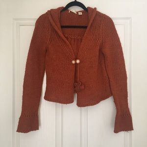 Anthropologie Burnt Orange Sweater